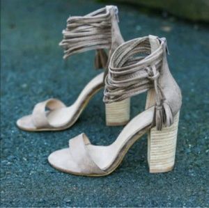 MCKENNA TAUPE HEELS